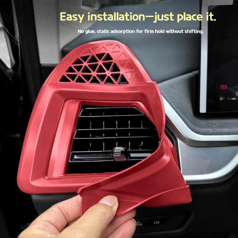 For BMW X5 X6 X7 G05 G06 G07 -2025 LHD Dashboard Air Conditioning Side Air Outlet Protective Covers Car Interior Accessories