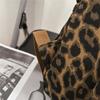 Leopard Print Canvas Fashion Backpack for Women, Casual School Travel Bag with Detachable Shoulder Straps
