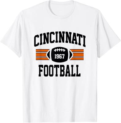 Cincinnati Football Athletic Vintage Sports Team Fan T-Shirt