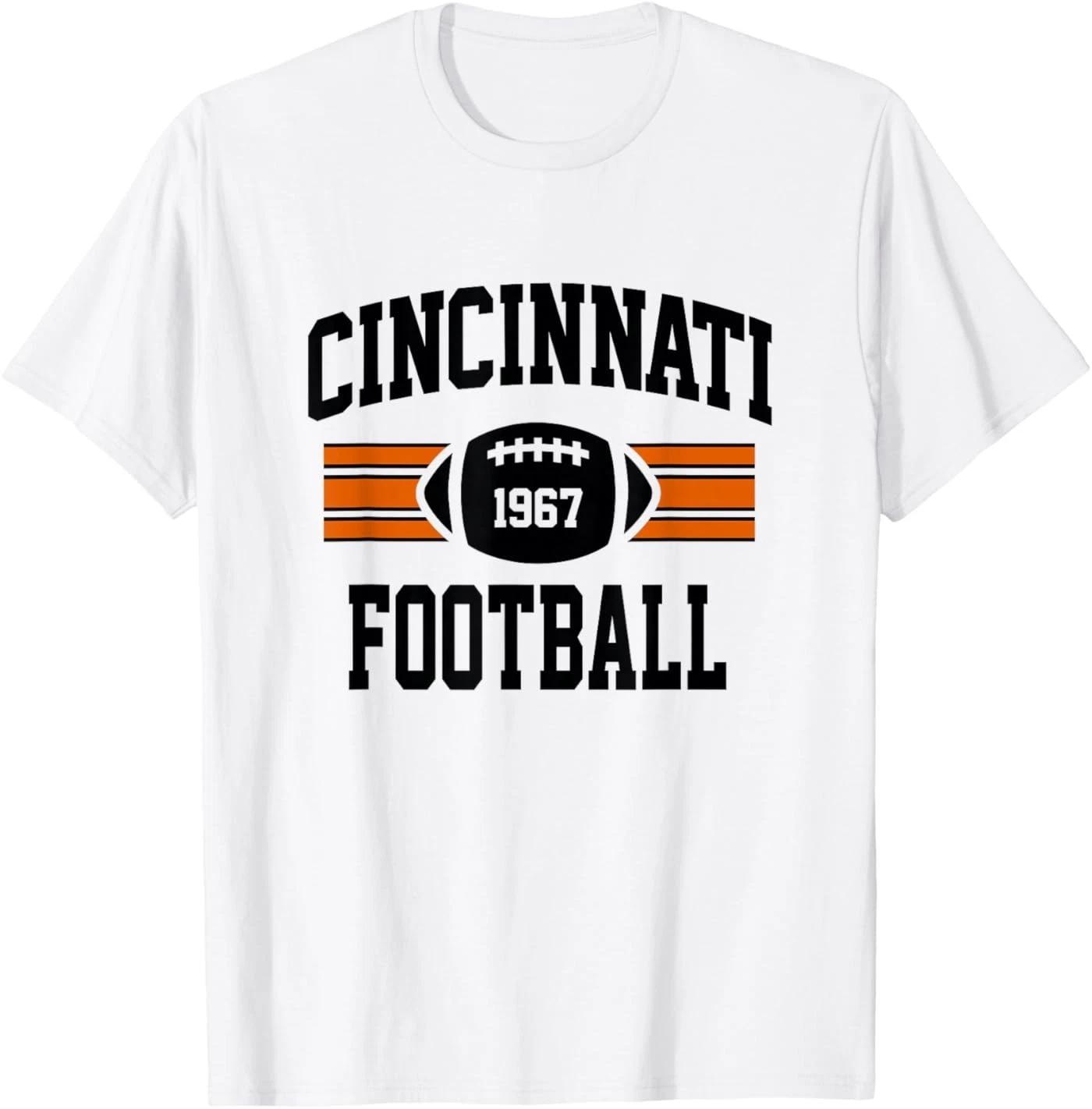 Cincinnati Football Athletic Vintage Sports Team Fan T-Shirt 2XL