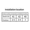 CH-12 Camshaft Bearing Set Compatible with Big Block Chevy GMC BBC 366 396 402 427 454 496 1965-2001, SH616S, SH-616S, 1404M, CC411