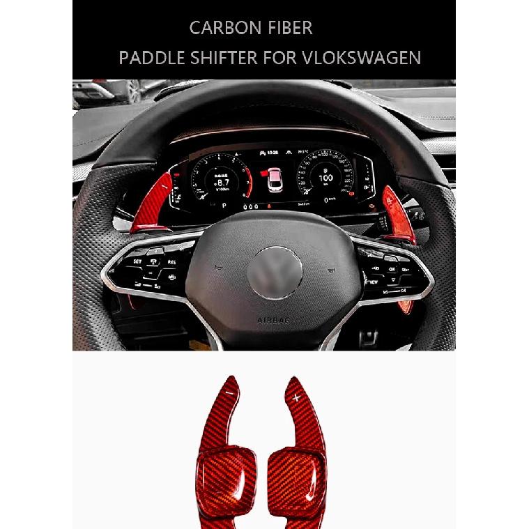 SK CUSTOM For Volkswagen Golf 8 MK8 R GTI R Line carbon fiber steering wheel paddle modifications