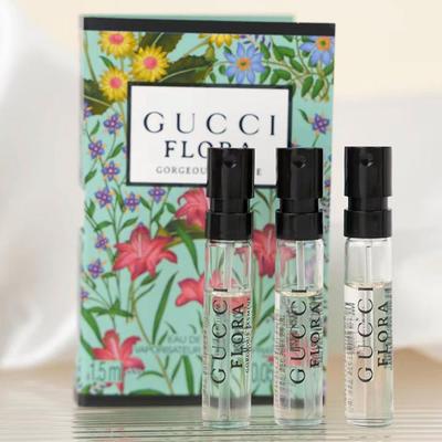 Flora Gorgeous Jasmine Eau De Parfum 3Pcs Travel Spray Set 1.5ml Each Women's Luxury Fragrance Sample Kit