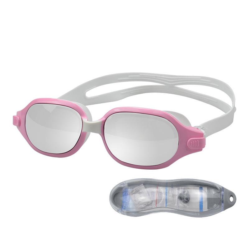 Anrol New Model High-definition anti-fog swimming goggles Large-frame waterproof swimming goggles Swimming equipment#1009