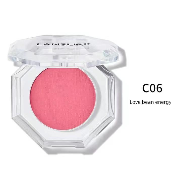 LANSUR Eye Shadow LANSUR Ryujing Gorgeous Eye Shadow Shimmering Powder Shimmer Earth Orange Convenient and Small Student Eye Shadow Plate