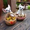 Creative Puppy Flower Basket Succulent Pot - Animal Plant Bonsai for Balcony or Courtyard Decor