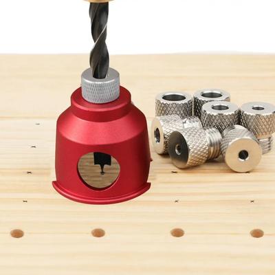 Woodworking Metal Vertical Punch 90 Degree Fixed Drill Positioner
