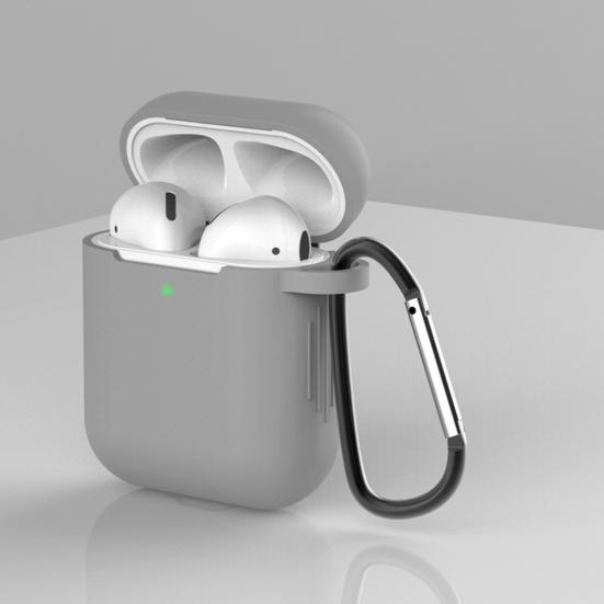 Silicone Mini Earphone Protective Case Storage Box with Lanyard for Air-Pods 1 2