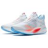 Li Ning Shadow Essential Breathable Low top Running Shoes Women's White Orange Blue ARRS004-7