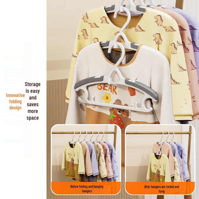 Adjustable Baby & Kids Hangers (10-Pack)