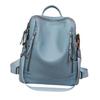 INNOCRIE Women's 2-Way3-Way Backpack, Soft Leather, Water-Repellent, Perfect for School and Work, Can Also Be Used As a Shoulder Bag (Blue)