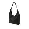 Daks Black Genuine Leather Soft Hobo Shoulder Bag Dcba6f100bk