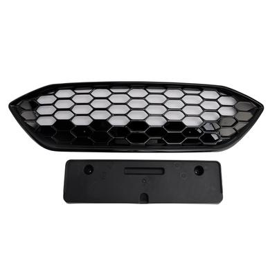 Gloss Black Front Bumper Grille Grill For Ford Focus ST Line MK4 2018-2021