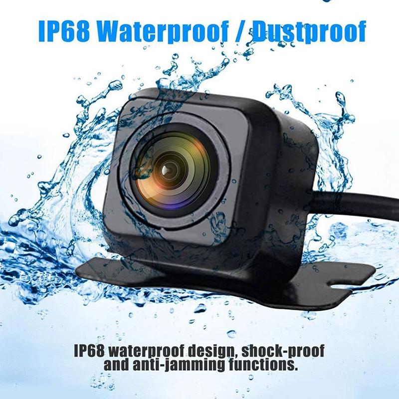 Universal Car Rear View Camera Waterproof Ip68 170 Wide Angle Hd Color Image Hd Night Vision Backup Parking Reverse Camera