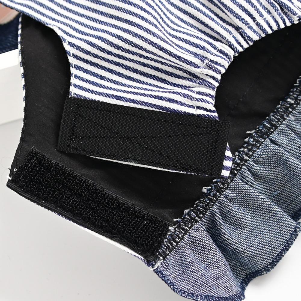 Pet Small Dog Dog Clothes Teddy Denim Strap Skirt Can Be Towed Spring, Autumn and Summer