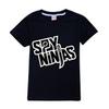 SPY NINJA Letní bavlněná trička Dětský Cosplay Top Tričko s krátkým rukávem Oblečení pro holky pro kluky Trička Kostýmy Kawaii Vánoční košile