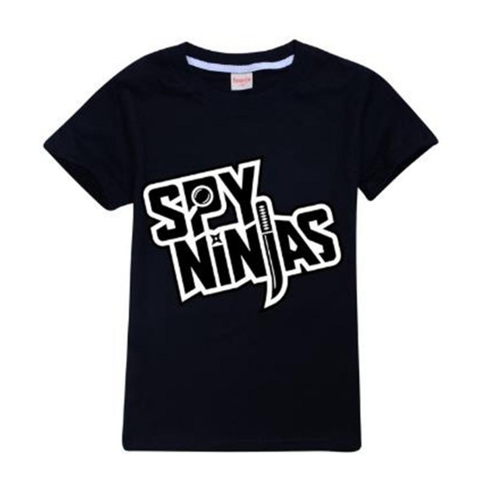 SPY NINJA Letní bavlněná trička Dětský Cosplay Top Tričko s krátkým rukávem Oblečení pro holky pro kluky Trička Kostýmy Kawaii Vánoční košile