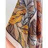 Luxury Double Side Print Leaf Designer Women Scarf Cotton Linen Feeling Female Shawl Winter Warm Outdoor Pashmina Shawl Hijab