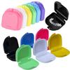 6pcs Denture Case with Ventilation Holes, Secure Sealing Lid, Transparent Retainer/Night Guard Storage Box, Individually Sealed