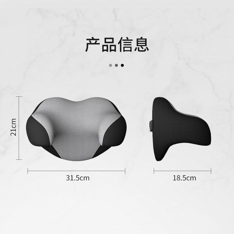 Car Headrest and Lumbar Support Pillow, Soft Breathable Memory Foam, Universal Seasonal Neck & Waist Cushion for Car Interior.
