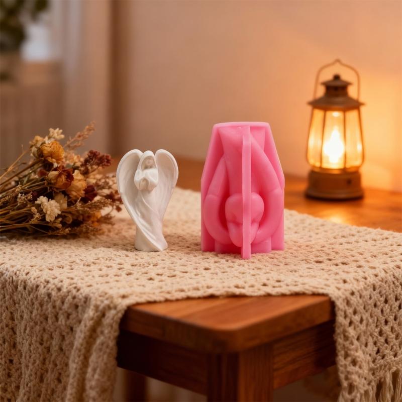 Angel Wing Silicone Molds for Handmade Candle Soap Home Decoration Multipurpose Silicones Moulds for Epoxy Resin Craft