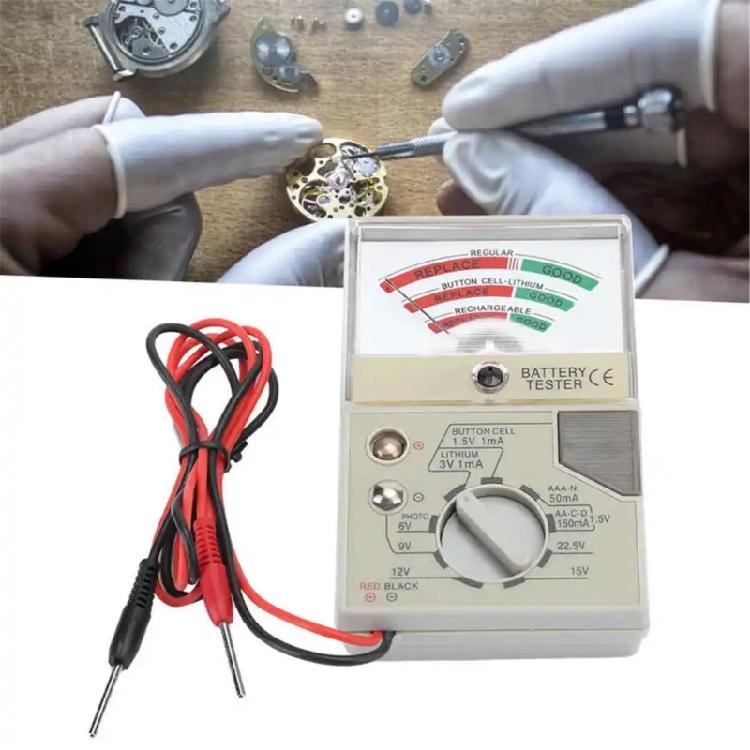 User Friendly Watch Battery Voltage Tester with High Contrast LCD Screen for Easy Reading Watch And Device Maintenance