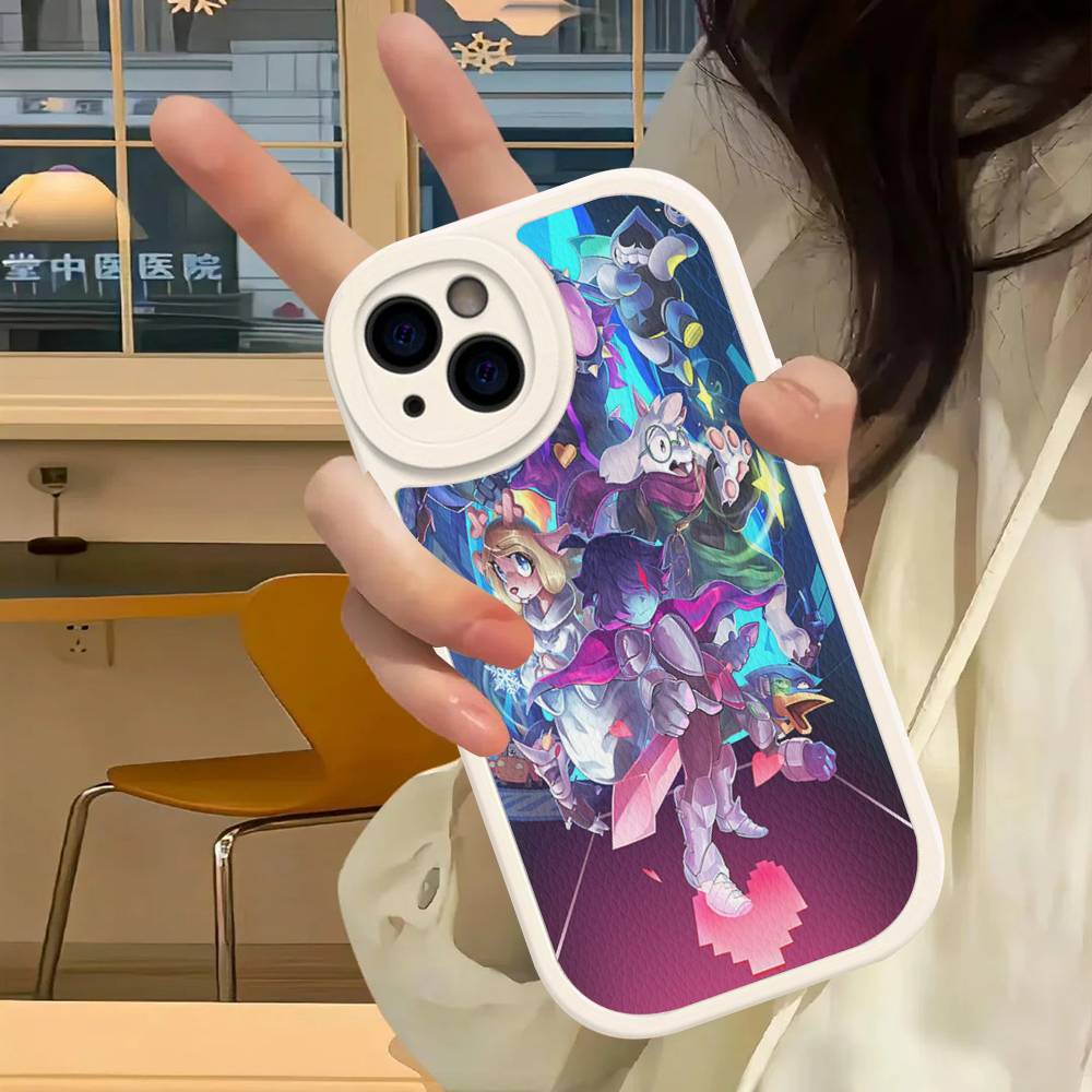 Hot Video Game U-Undertales Leather Phone Case For IPhone 16 16e 15 14 13 12 11 Pro Max Plus Mini Cover
