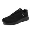 Popular men's new breathable fly-woven mesh sports shoes soft sole light running casual men's shoes tide