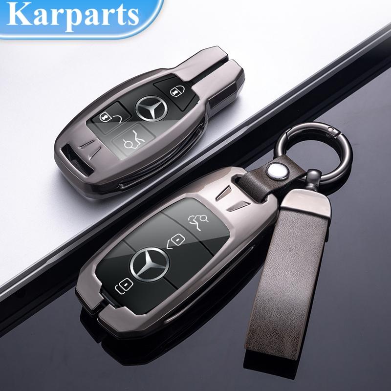 

Металлическая крышка чехла для дистанционного ключа автомобиля для Mercedes Benz A C E S G Class GLC CLE CLA W177 W205 W213 W222 X167 AMG W203 W204 W210 W211 W212 W221 Аксессуары