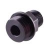 Black Car Rear Breather Fittings & Block Plug Kit Aluminum Alloy Fit for Honda Integra B16 B18 Catch Can AN10-M28