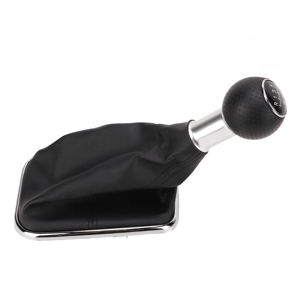 5-Gang Schalthebelknauf Manschette Stiefel Schalthebelmanschette Kit Ersatz für Bora A4 MK4 1999-2004