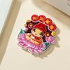 1/4pcs Cute Snake Year Refrigerator Sticker Resin Magnetic Sticker Fridge Magnets  Photo Wall
