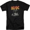 AC_DC Vintage Rock Band Music Group Hell's Bells Album Cover Adult T-Shirt Tee Black