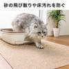 Sanko Easy-Place Cat Litter Mat, Beige, KX-54, 60 x 85 cm, 4.2 mm Thick, Non-Slip Cat Litter, Made in Japan, Deodorizing