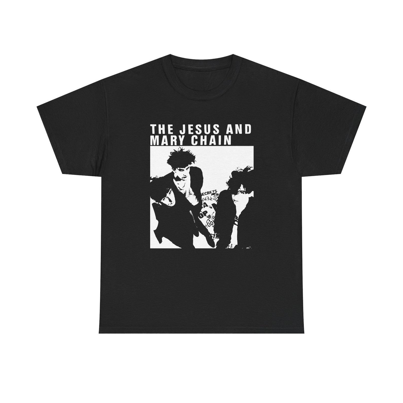 The Jesus And Mary Chain Shirt, Vintage Shoegaze Band Tee, Noise Pop Indie Rock Shirt, 80s Alternative Rock T Shirt, Psychocandy Band Tee 160