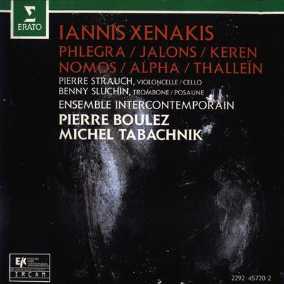 CD IANNIS XENAKIS - PIERRE STRAUCH, BE - Phlegra / Jalons / Keren / Nomos Al 2292457702 Erato 1992 France Classical Used