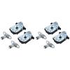 8 PCS Lower & Upper Left & Right Catch Latch Hood Lock For BMW E46 E39 E52 E53 51238229807 51238203859