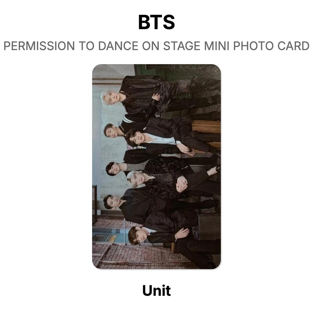 BTS PERMISSION TO DANCE ON STAGE MINI PHOTO CARD Official Photocard
