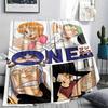 One Piece character Print Flannel Blanket,High quality Comfortable for All Seasons,Home Decor,Warmth and Comfort,Perfect for Christmas Gifts