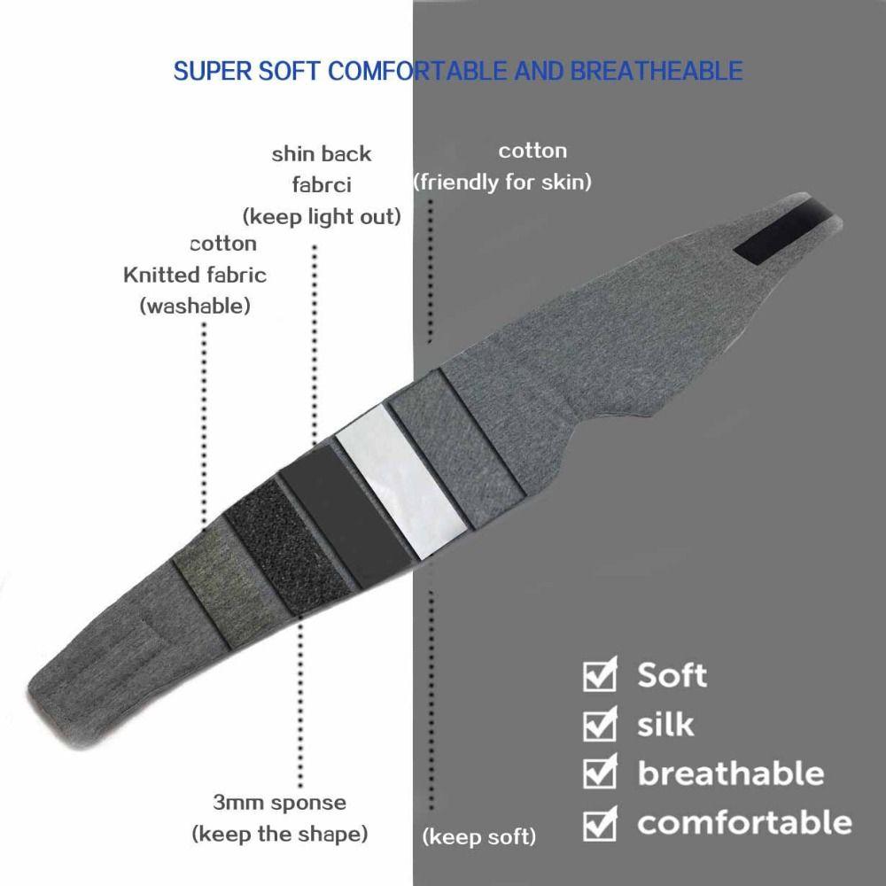 Cotton Material Blindfold Eye Cover Soft Texture Eye Shade Blindfold Eye Patch  Sleep Aid