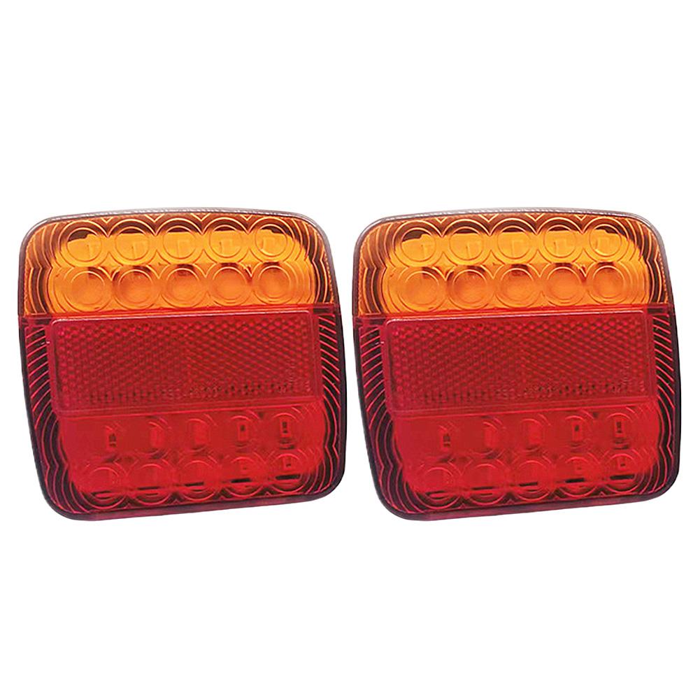 

2 шт. Задние фонари прицепа 26 светодиодов Стоп-сигналы 12 В Задний фонарь заднего хода Стоп-сигнал Фонарь номерного знака автомобиля для грузовика фургона