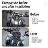 For YAMAHA MT-07 MT 07 MT07 2021 2022 2023 2024 Accessories Front Windshield Windscreen Windproof Air Wind Screen Deflector