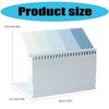 Gradient Color Book Holders Book Stands Book Stoppers Piano Key Bookends Decorative Bookends for School Home Office