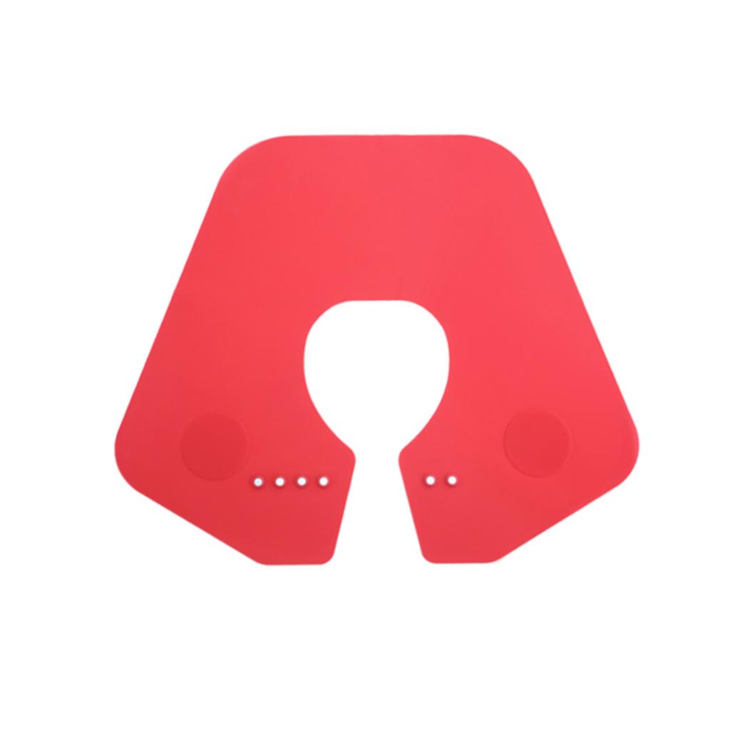 Silikonowy kołnierz na szyję regulowany fartuch do strzyżenia włosów Farba do włosów Obroża fryzjerska do salonu fryzjerskiego