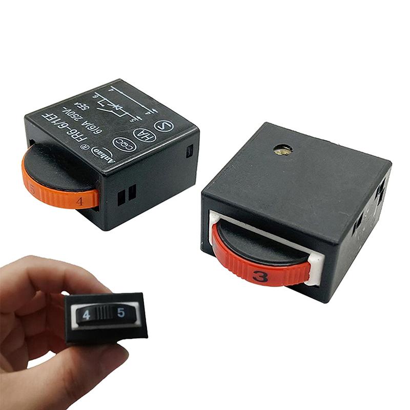 Příslušenství pro kutily 6-rychlostní spínač regulátoru pro elektrickou brusku Fr2-6/1Fe 6A 250V elektrická úhlová bruska Elektrické nářadí