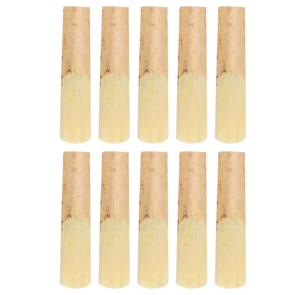 10 bucăți lamelă pentru saxofon cu capac de protecție, înlocuitor de instrument muzical din bambus Alto