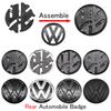For VW Polo 2011 2012 2013 120mm 110mm Car Logo Emblem Hood Front Rear Tail Mark Rear Badge Replacement Accessories 6R0 853 600A