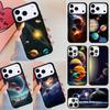Sky Space Planet Moon Stars Phone Case For Apple iPhone 17 Air 16E 15 14 Plus 13 12 11 Pro Max Mini Funda Cover