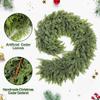 Christmas Cedar Garland Real Touch Winter Pine Garland for Mantle Holiday Atmosphere Props Party Supplies for Front Door Living