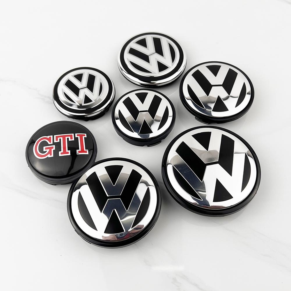 for Volkswagen 4Pcs 56/65/70/76mm Car Wheel Center Cover Hub Cap VW Polo Golf Beetle Touran Caddy Tiguan Bora GTI R Passat